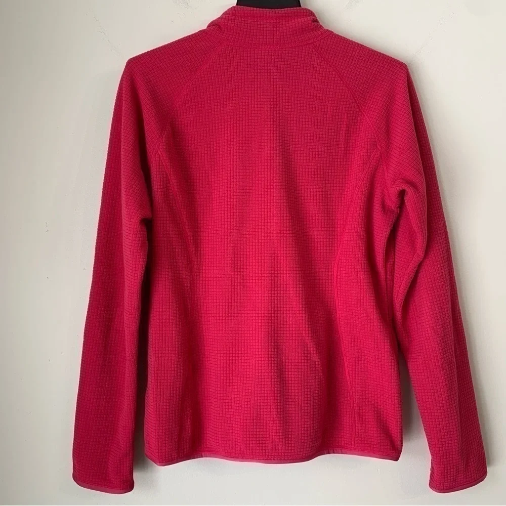 NIKE ACG Fleece Pullover Sweatshirt Red/ Pink Lightweight 1/4 Zip Therma Jacket